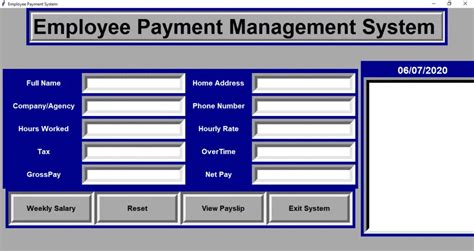 employee payment management system project proposal bing