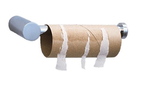 Empty Toilet Paper Roll Png