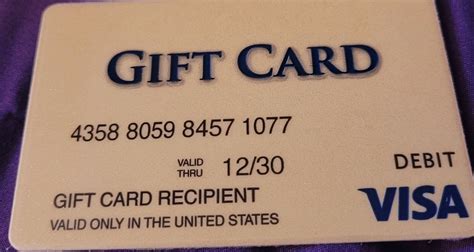 Empty Visa Gift Cards