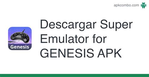 Emulator for Genesis for Android  APK Download