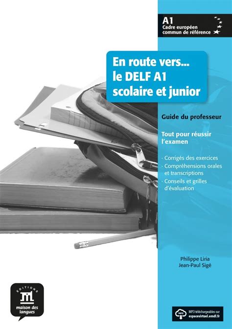 en route vers le delf scolaire et junior a1 libro