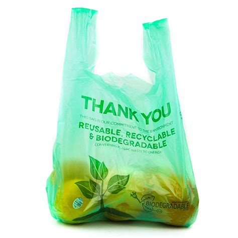 en13432 compostable bags 100% cornstarch biodegradable carry …