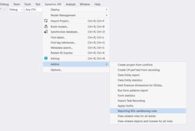 Enable And Disable Rdl Sandboxing For Reporting Services