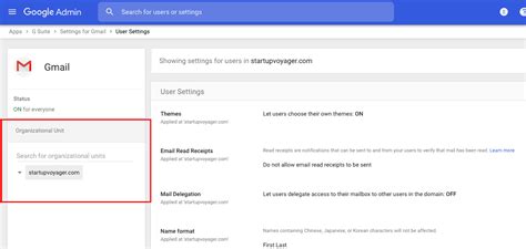 enable read receipt in gmail
