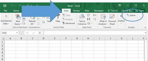 enable solver in excel