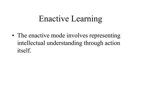 Full Download Enactive Learning User Guide 