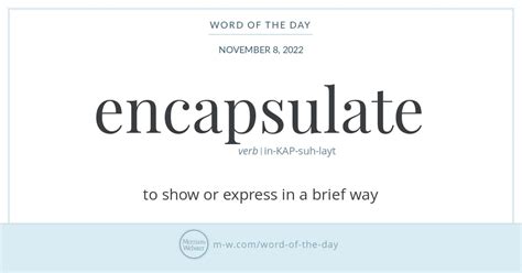 Encapsulates Thesaurus