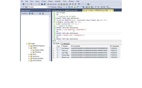 encriptación de datos en sql server