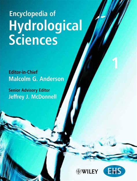 Encyclopedia Of Hydrological Sciences