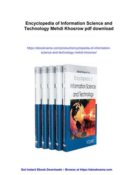 Encyclopedia Of Information Technology
