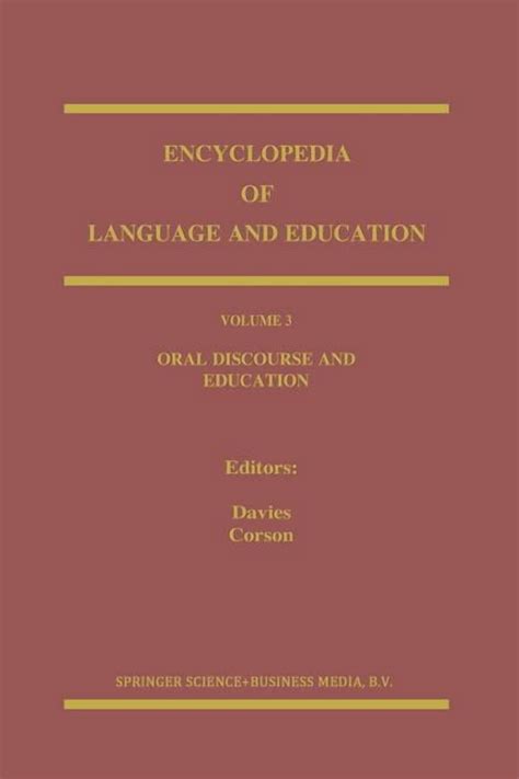Encyclopedia Of Language And Education Volume 7 Language Testing And Assessment V 7