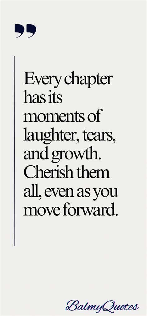 End Of A Chapter Quotes