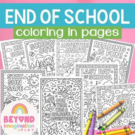 end of the year coloring page