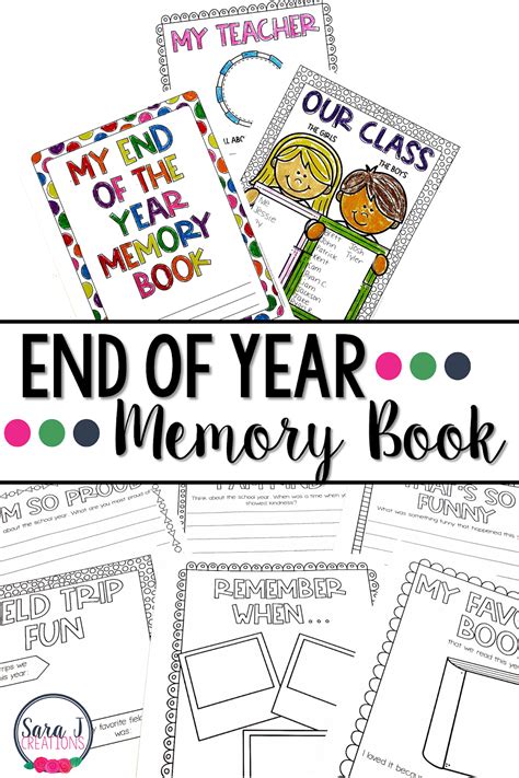 End Of The Year Memory Book Amp Activities 2nd Grade Memory Book - 2nd Grade Memory Book