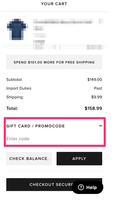End Promo Code