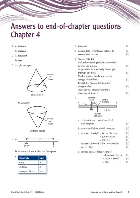 Download End Of Chapter Questions Physics Coursebook Cambridge 