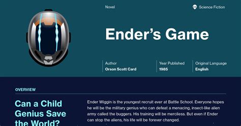 ender game author biography example