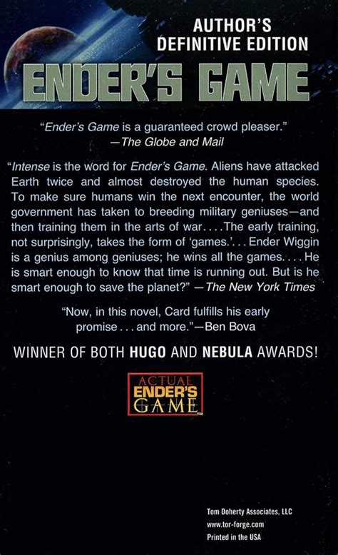 Enders Game Chapter Summary