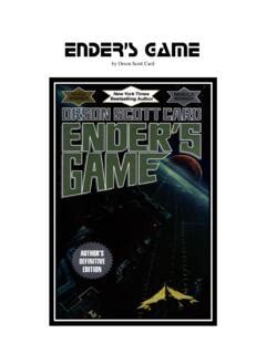 Full Download Enders Game Pdf Full 