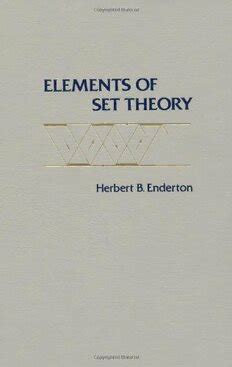 Read Online Enderton Elements Of Set Theory Solutions Daizer 