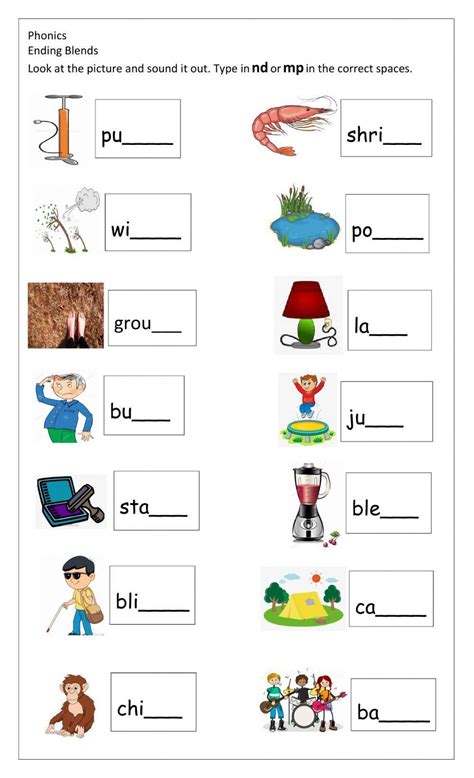Ending Blends Phonics For Learning To Read Youtube List Of Ending Blends - List Of Ending Blends