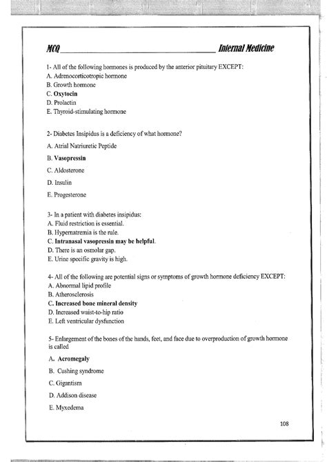 Read Endocrinology Cases Answers 