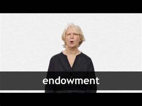 endowment in english