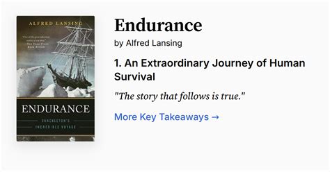 Endurance Summary Part 4