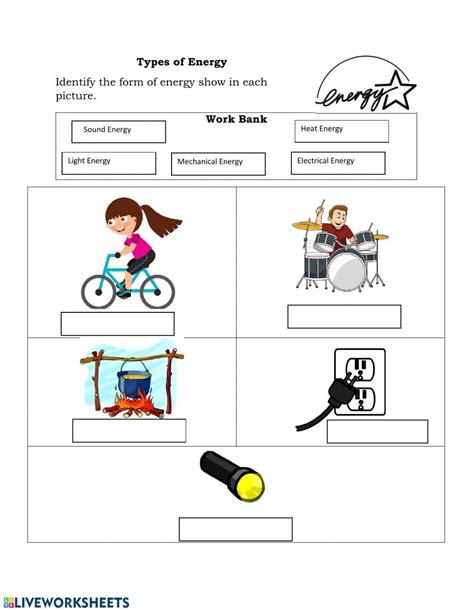 Energy Interactive Worksheet For Grade 5 Live Worksheets Energy Science 5th Grade Worksheet - Energy Science 5th Grade Worksheet