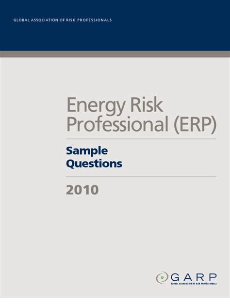 energy risk professional sample exam