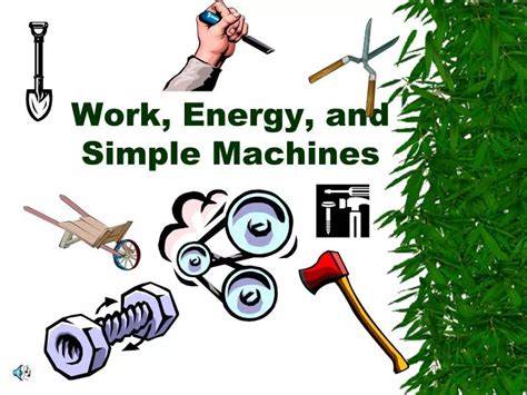 energy work and simple machines answers