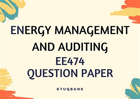 Read Online Energy Audit Exam Model Question Papers 