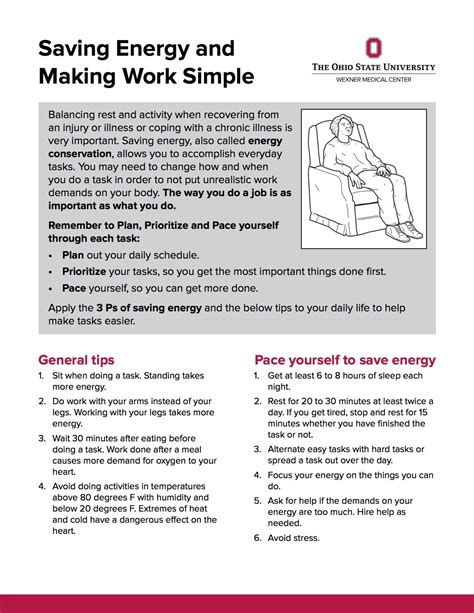 Download Energy Conservation Work Simplification Handouts 