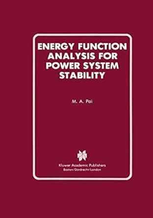 Full Download Energy Function Analysis For Power System Stability Power Electronics And Power Systems 