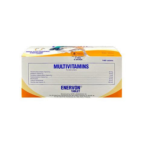 enervon | Thuc Enervon United iu tr thiu Vitamin