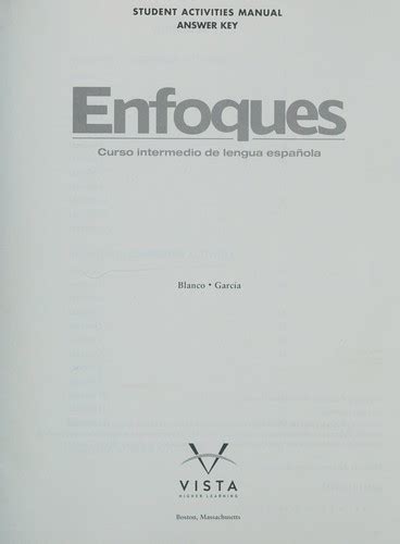 enfoques websam answer key