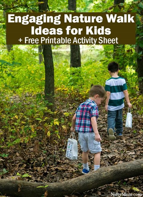 Engaging Nature Walk Ideas For Kids Printable Activity Nature Walk Activity Sheet - Nature Walk Activity Sheet