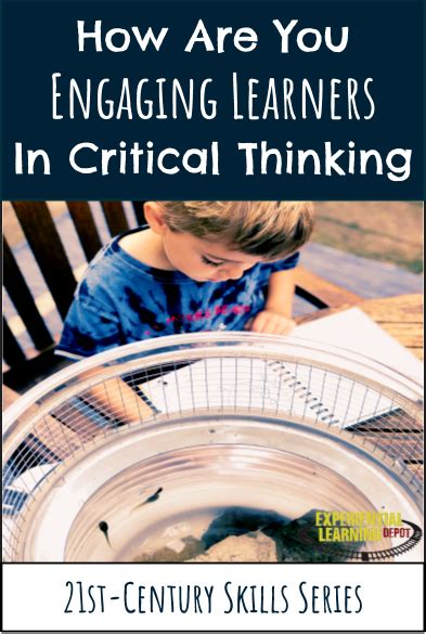 Engaging Students In Critical Thinking Experiential Learning Critical Thinking Activities For Kindergarten - Critical Thinking Activities For Kindergarten