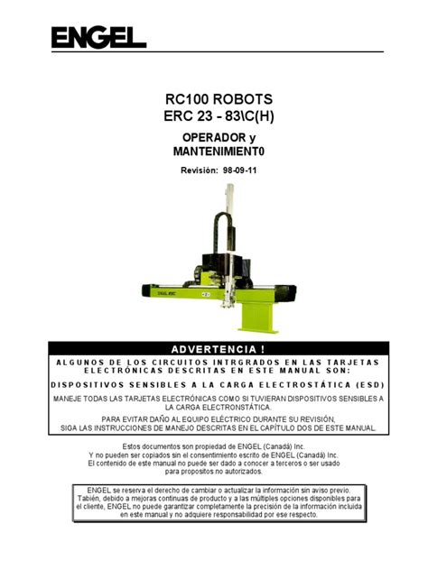 Engel Robot Manual