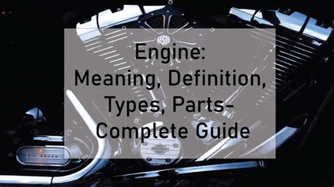engine meaning