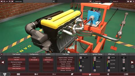 Engine Building Simulator for the Video Game Generation