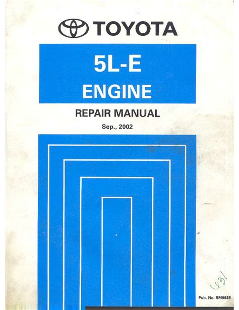 Read Online Engine Repair Manual Toyota 5L 