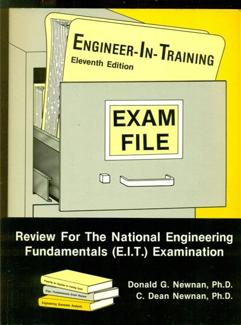 Engineer In Training Exam File Exam File Series