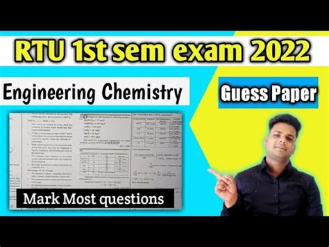 Engineering Chemistry 1st Sem Rtu