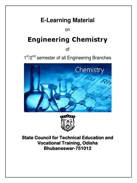 Engineering Chemistry 1st Year