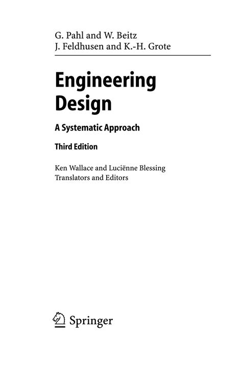 Engineering Design Systematic Approach