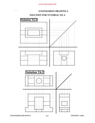 engineering drawing solution