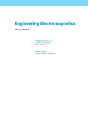 Engineering Electromagnetic Hayt Ppt