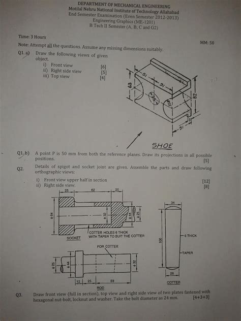 Engineering Graphics Notes 1st Year