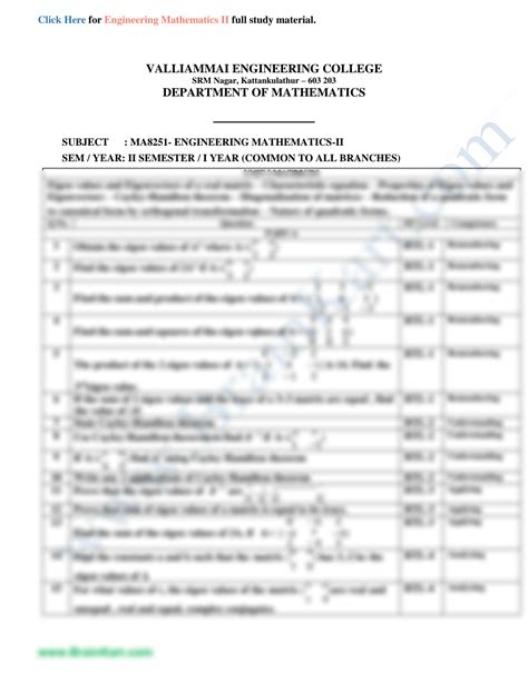 engineering mathematics 2 important questions